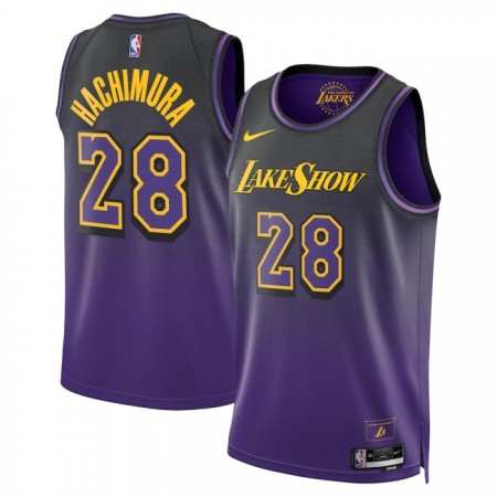 Camiseta Hombre Los Angeles Lakers Rui Hachimura 2024-25 Nike City Edition Violeta Swingman Camiseta Hombre Los Angeles Lakers Rui Hachimura 2024-25 Nike City Edition Violeta Swingman